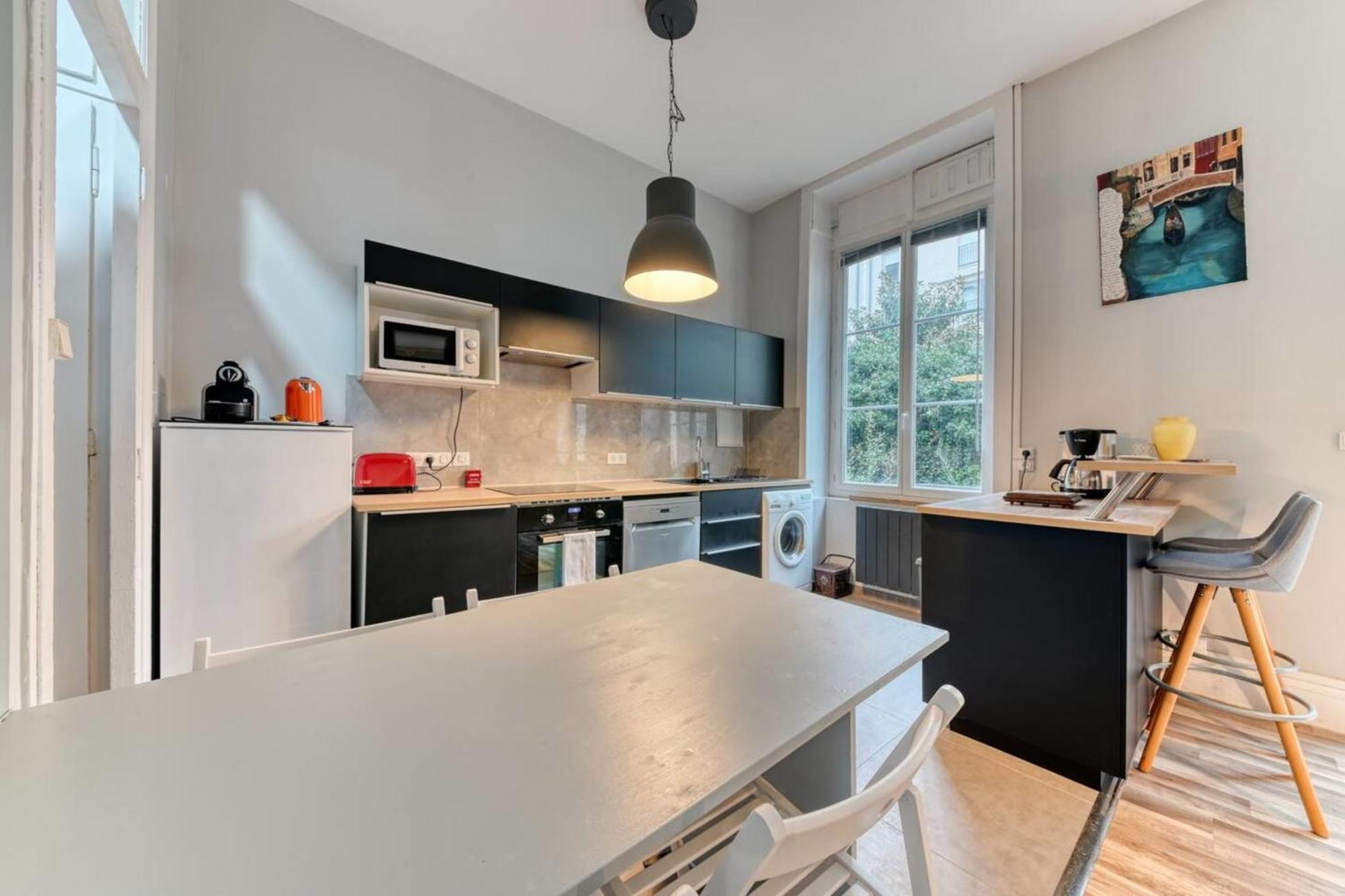 Le Garden City - Bel Appartement Avec Jardin Prive Villeurbanne Extérieur photo