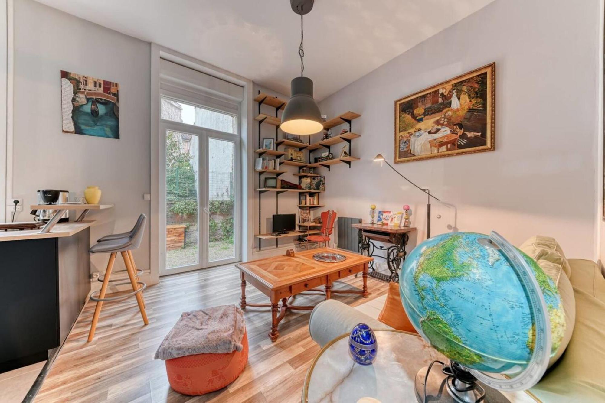 Le Garden City - Bel Appartement Avec Jardin Prive Villeurbanne Extérieur photo